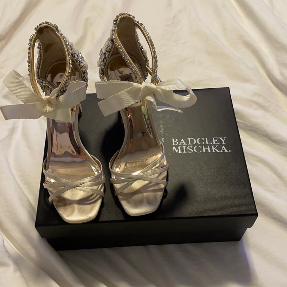 Badgley Mischka Joanie Strappy high heel sandals